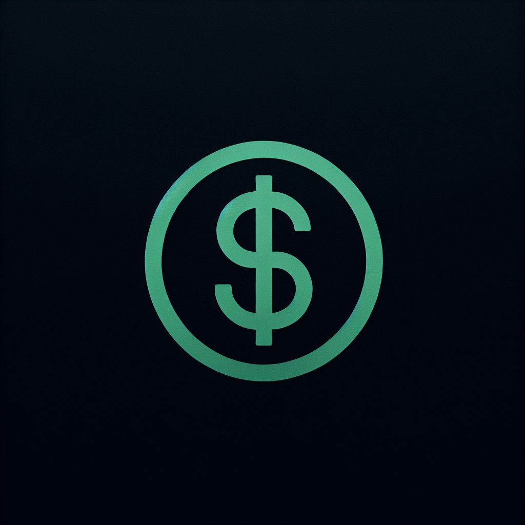 Minimalistic "my money" Icon Design