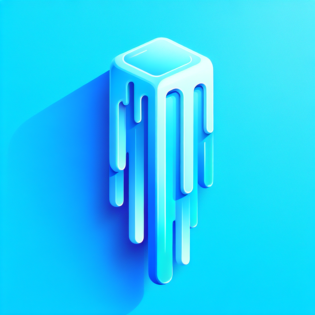 3D "Icicle" Icon Design