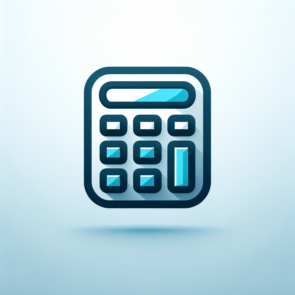 Modern "calculator" Icon Design