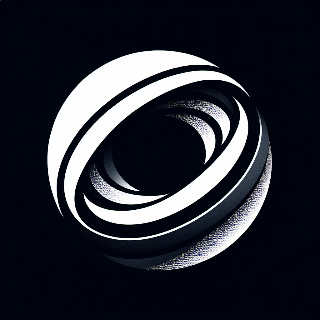 Modern "An waving circle as described by superstring theory." Icon Design