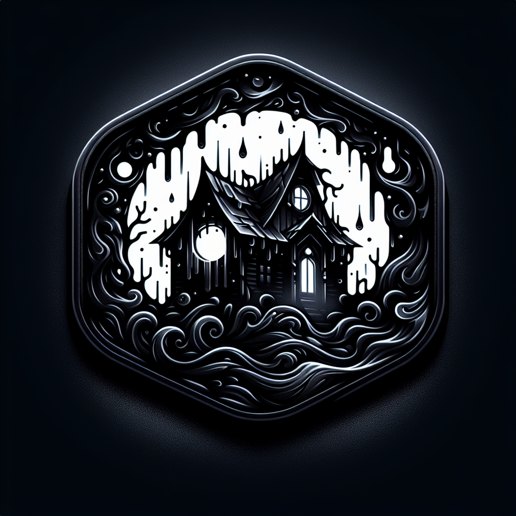 3D "make me realistic horror icon for horror game Lost In Darkness. And with logo" Icon Design
