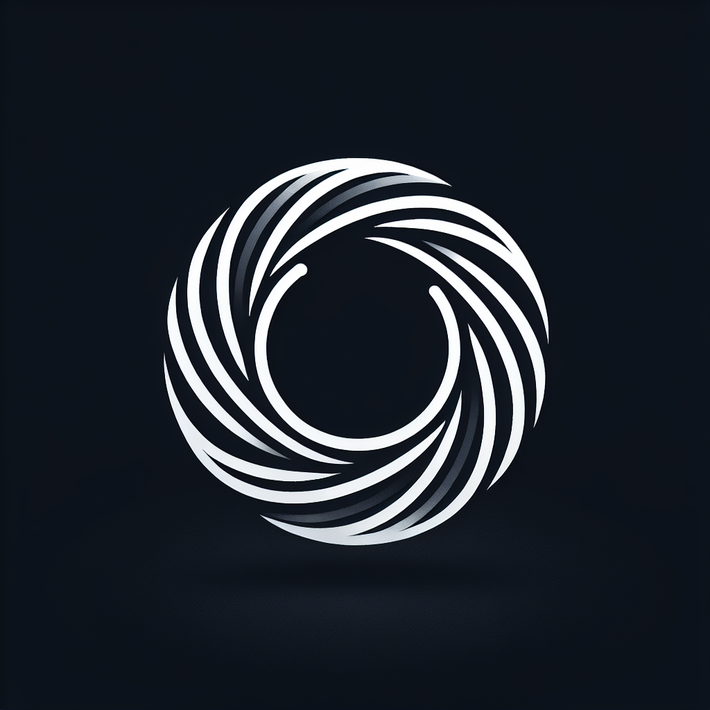 Modern "A circular, oscillating string described by superstring theory." Icon Design