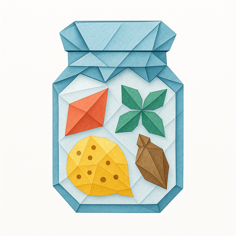 Main icon for A Preservation Jar Filled With Colorful Spices And Herbs, Symbolizing Preservation And Rich Flavors.
