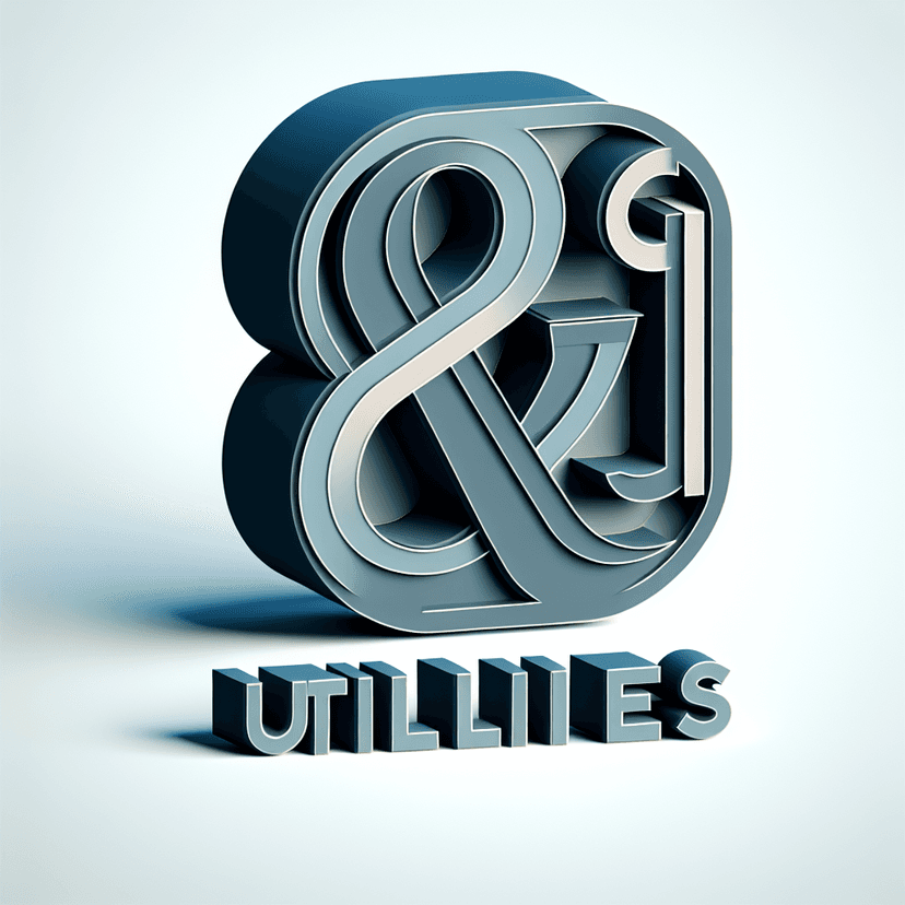 Main icon for The Letter S The Symbol Ampersand And The Letter A Followed By The Word Utilities