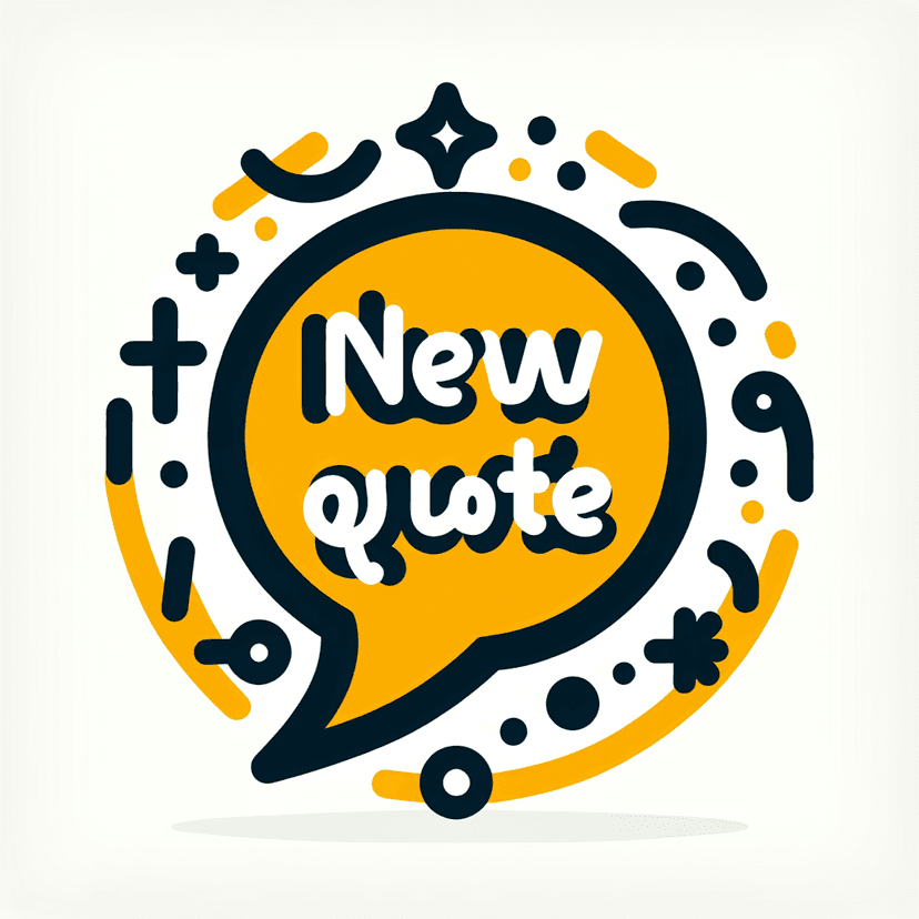 Main icon for New Quote Round Icon