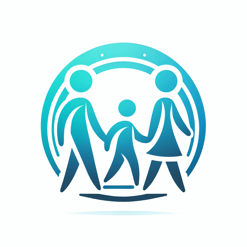 Main icon for Kid Walking In Line Holding Parents Hands