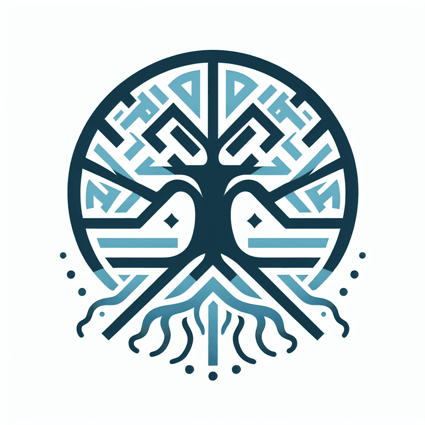 Main icon for Create A Tree With Roots In Celtic Rune Style, Simple And Minimalistisch
