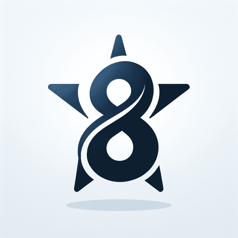 Main icon for Use The Three Number 8's To Create A Star Shape