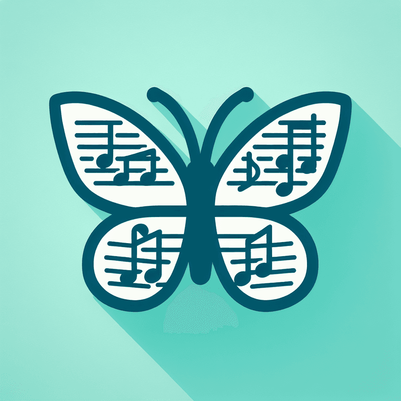 Main icon for Butterfly Made Out Of Musical Notes