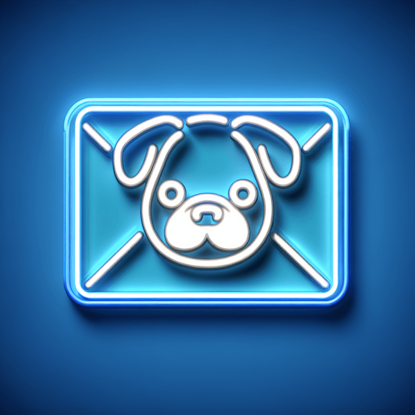 Main icon for An Email With A Pug Face In Front Of It