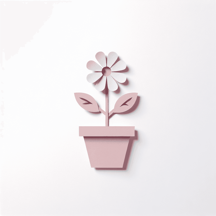 Main icon for Paper Cutout Potted Wilted Flower