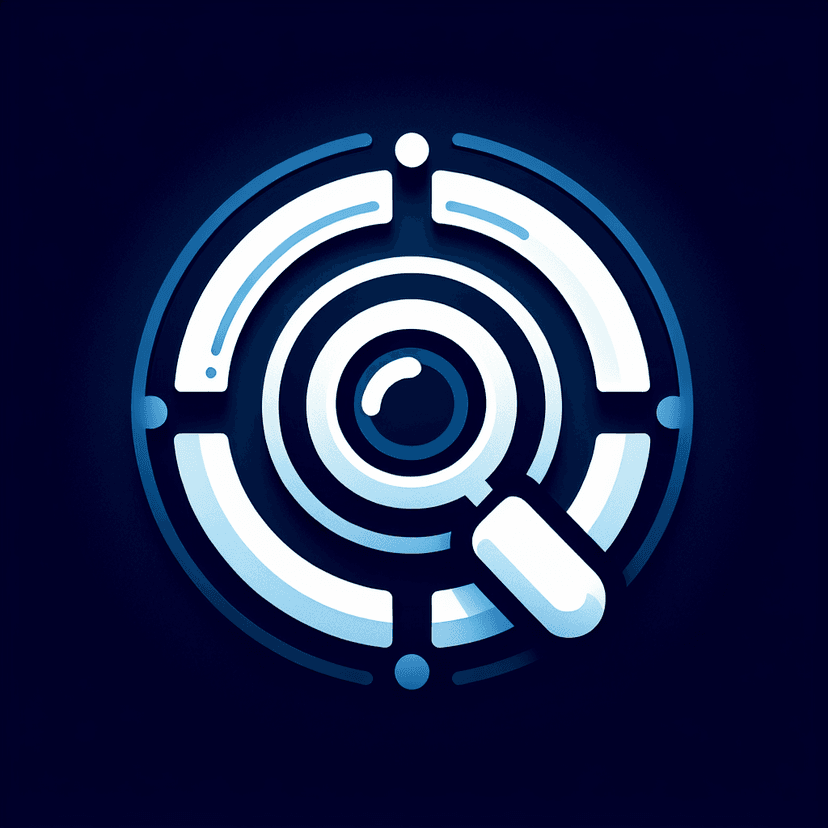 Main icon for An Icon That Conveys Secure Encrypted Messaging And Includes A Magnifying Glass