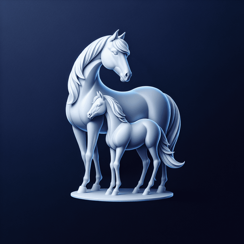 Main icon for Racehorse Mare With The Foal, Relistic