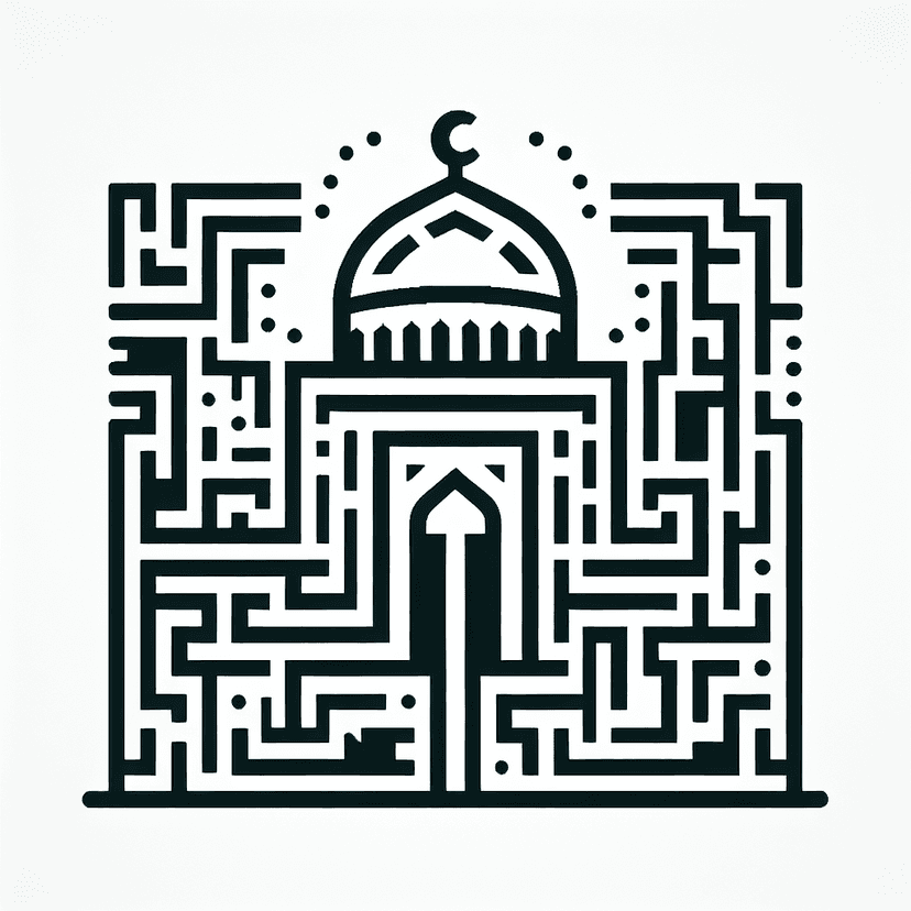 Main icon for Mosque Clear Icon Looks Like A Maze