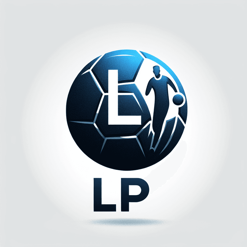 Main icon for Soccer Player Silhouette On A Ball,  L P Letters