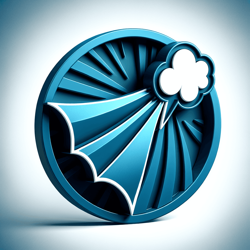 Main icon for A Superhero Cape With A White Comic Bubble On The Cape