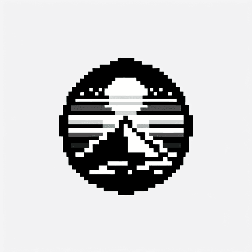 Main icon for Create Black And White Pixel Art Icons For Achievement Badges For My Web Forum Project, Darkkit.