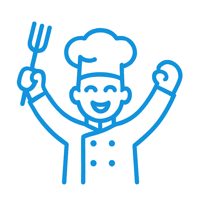 Main icon for Chef With A Fork, Celebrating