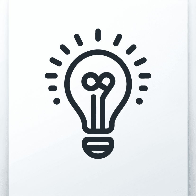 Main icon for A Lightbulb Icon Associated And Integrated In A Creative Way With The Letter A For A Custom Logo.