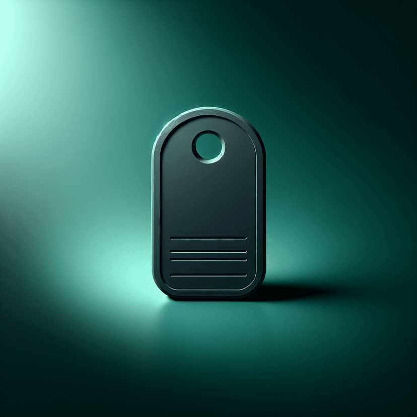 Main icon for A Product Tag, Subtle Glow, No Edges Around It, No Shadows Around It,3d