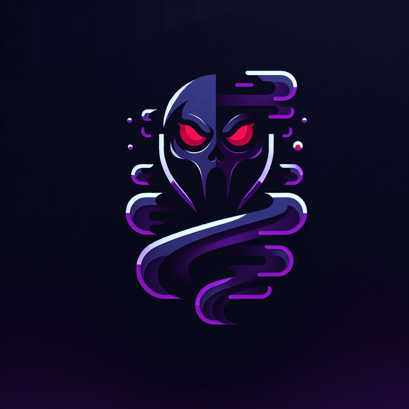 Main icon for A Dark Evil Spirit With Red Eyes Appearing From A Mist Of Smoke.
