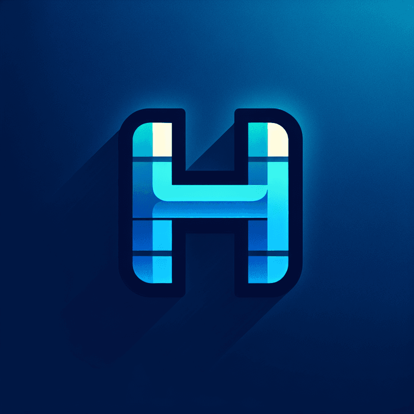 Main icon for Two Letter H's In A Elegant Font And A Couple Of Vibrant Colors