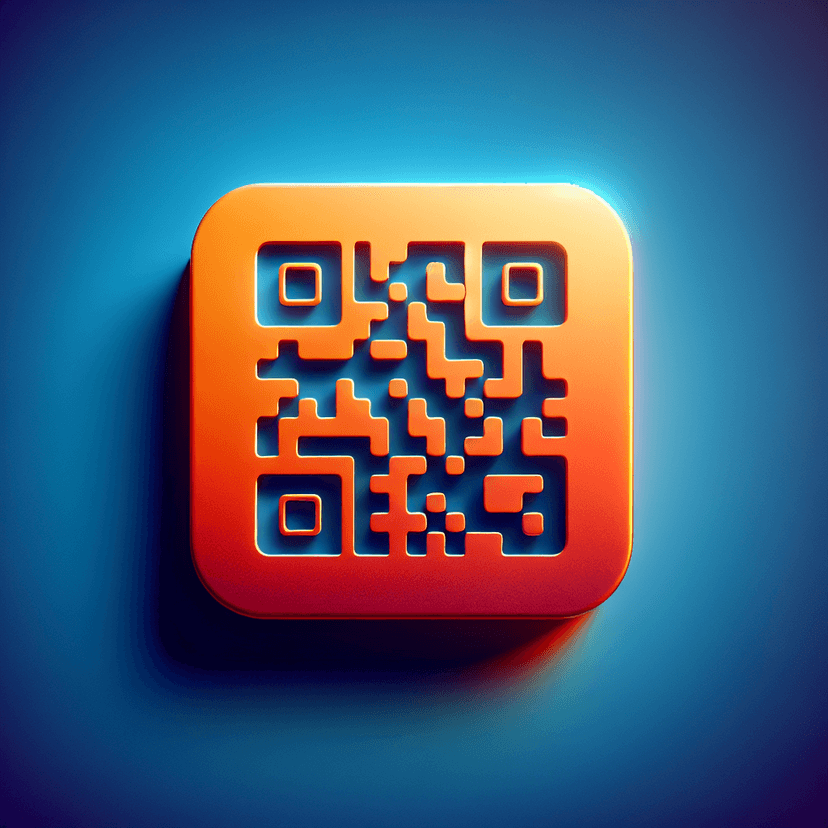 Main icon for Very Simple Calm Gradient , Square Shape , Qr Code Style