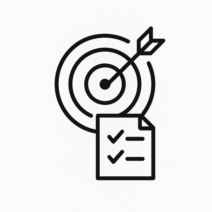 Main icon for Purpose & Outcomes