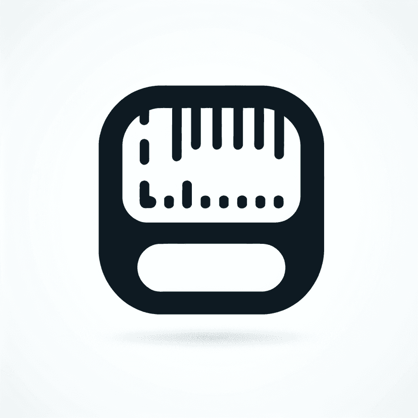 Main icon for Minimal Digital Measuring Icon