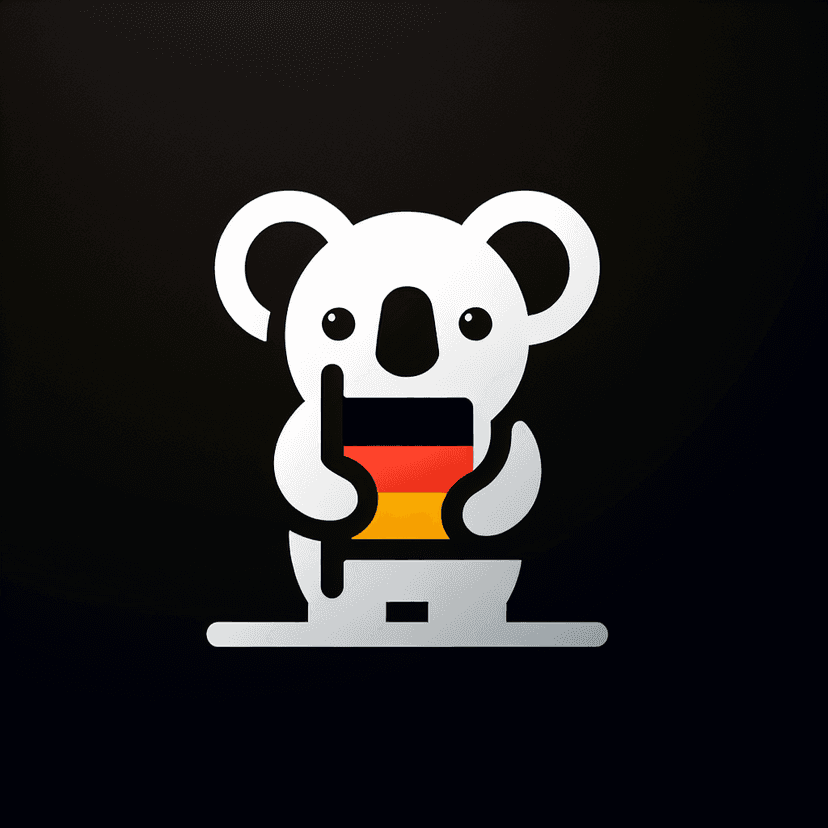 Main icon for A Simple Koala Holding A German Flag