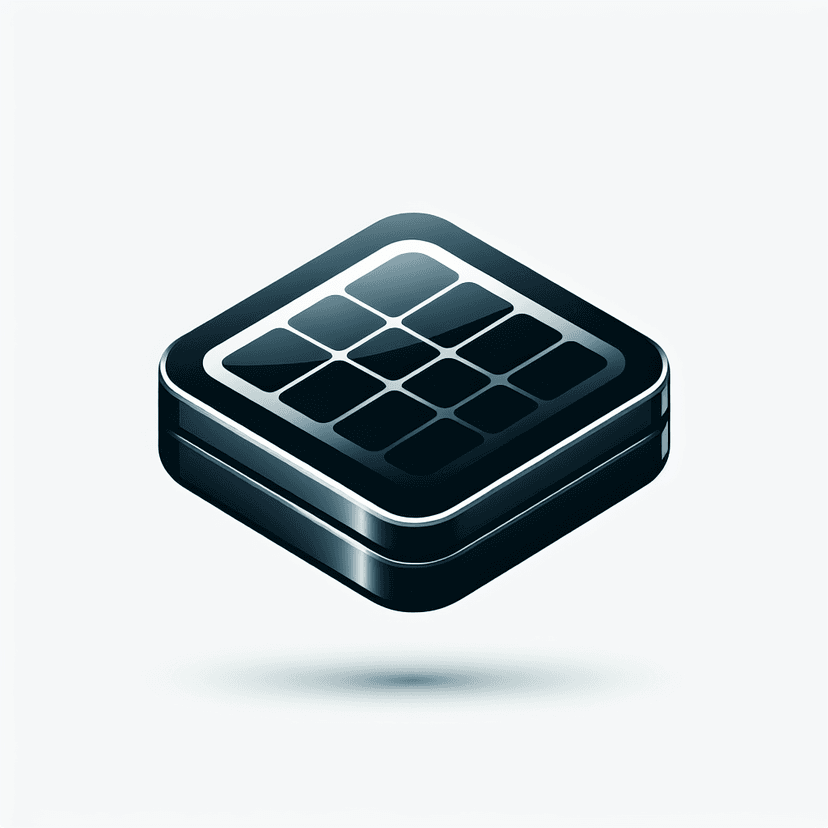 Main icon for Solar Panel, Proportionate Size
