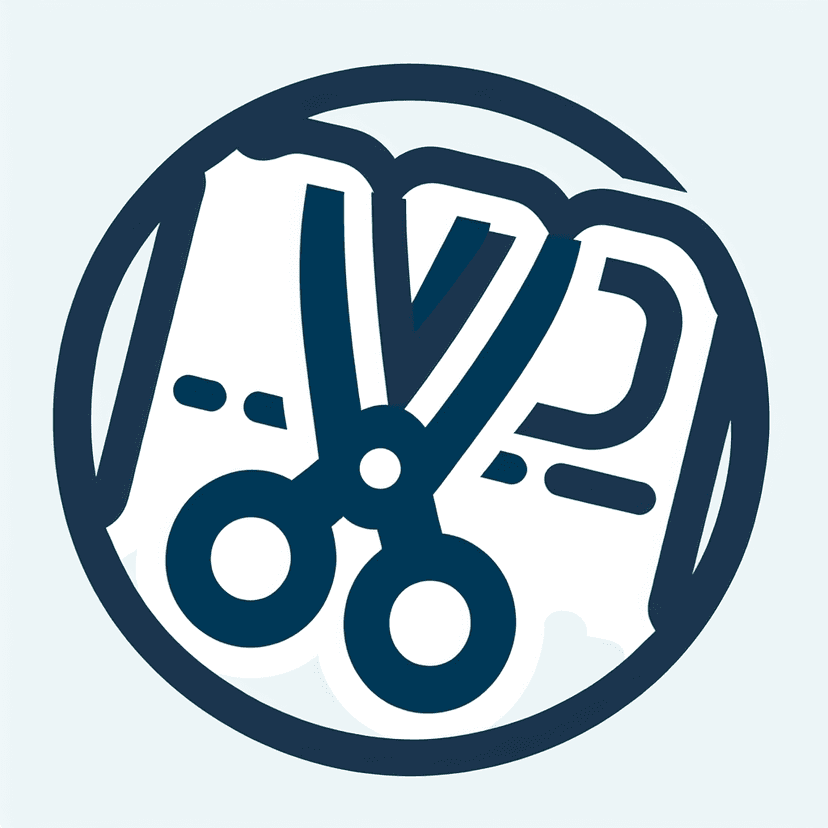 Main icon for A Pair Of Scissors Cutting A Coupon
