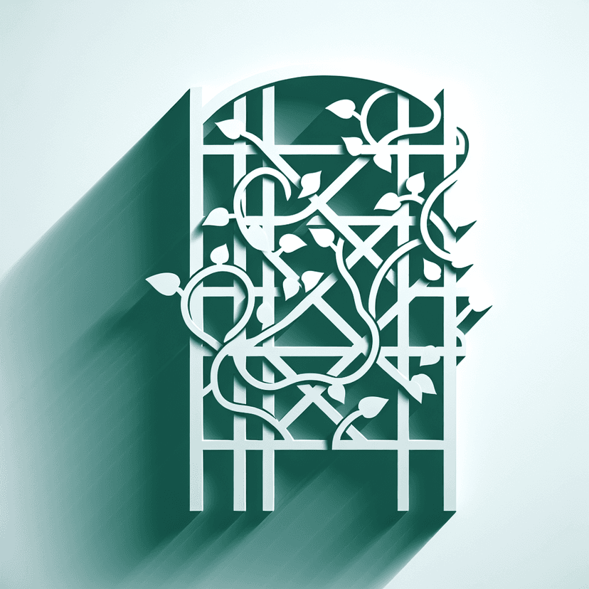 Main icon for Paper Cutout Trellis Covered In Vines