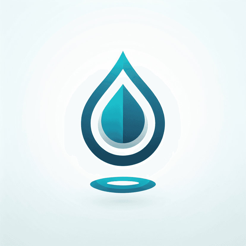 Main icon for Raindrop Falling From Top To Bottom And Splashing At The Bottom