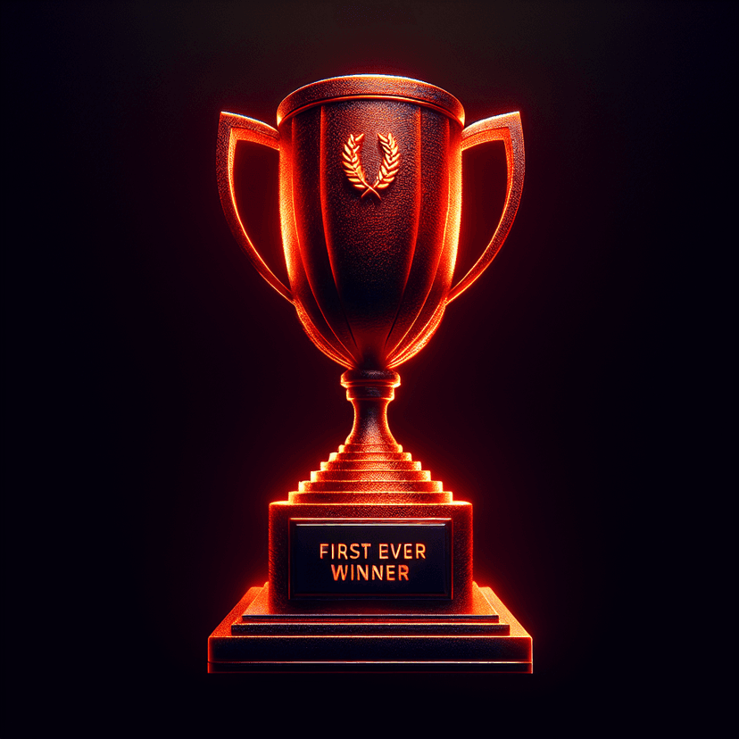 Main icon for A Rare Trophy With First Ever Winner Inscribed.