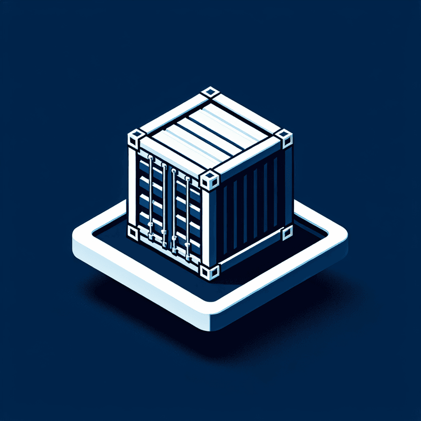 Main icon for A Square Shipping Container On A Pedestral