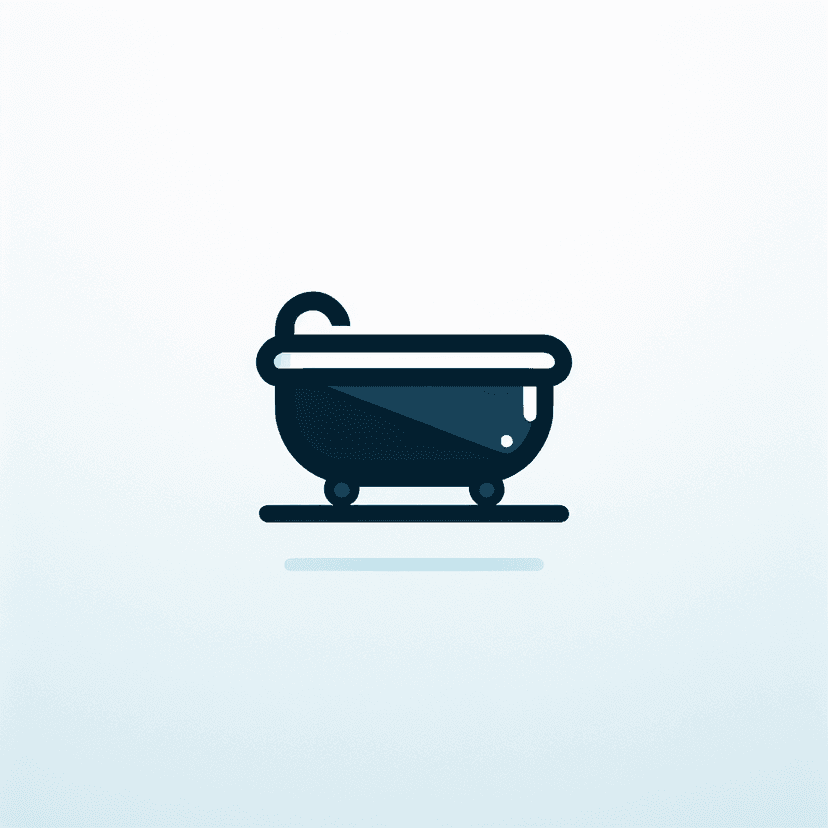 Main icon for Bath Tub, Proportionate Size