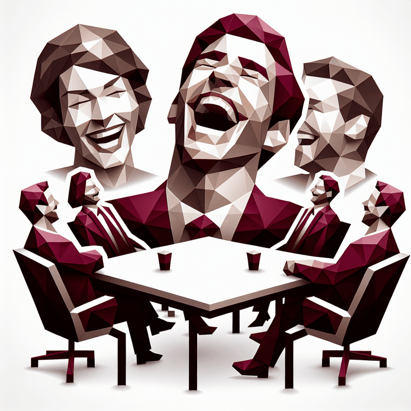 Main icon for Laughing Humorous People Being In A Meeting
