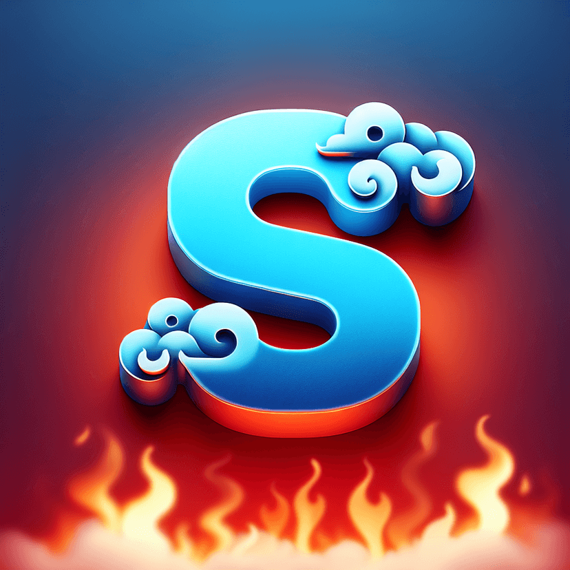 Main icon for The Letter "s" In The Sky With Flames