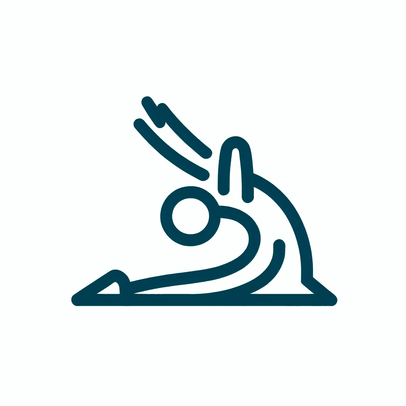 Main icon for Stretched Person Indicating Flexibility