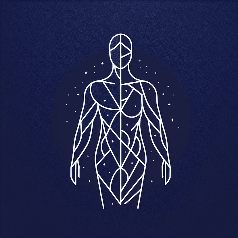 Main icon for A Very, Very Simple Geometric Drawing That Flows Into A Human Body