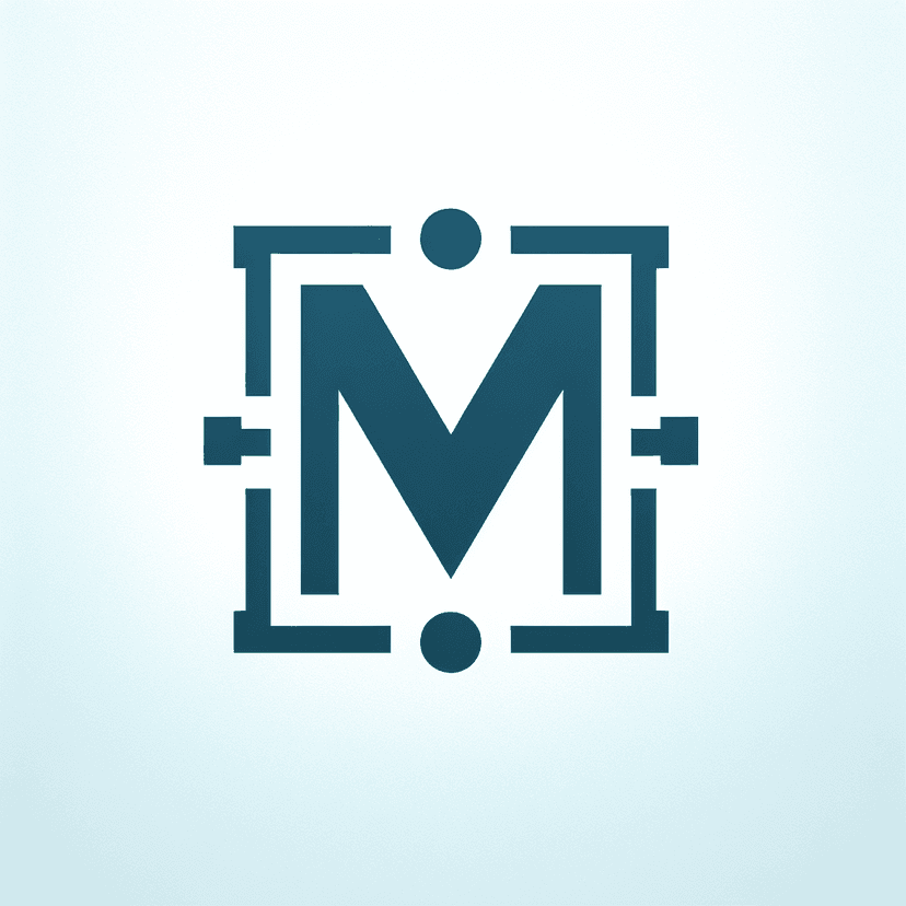 Main icon for A Capital Letter "m", Industrial Style