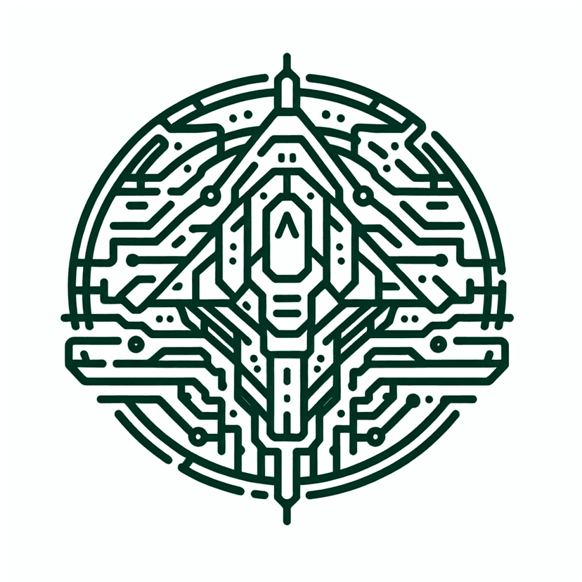 Main icon for 船をメインにaiや近未来的をイメージ