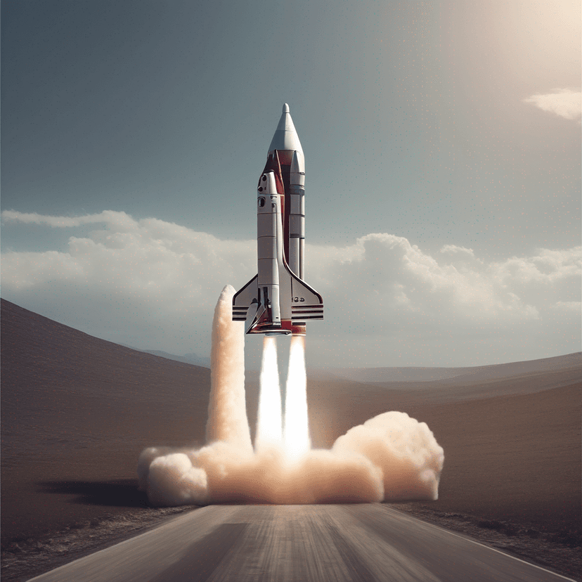 Main icon for A Rocket Ship Taking Off