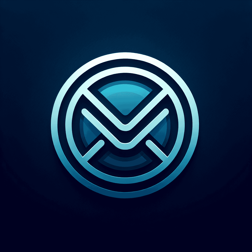 Main icon for An Email, Subtle Glow, No Edges Around It, No Shadows Around It, No Writing