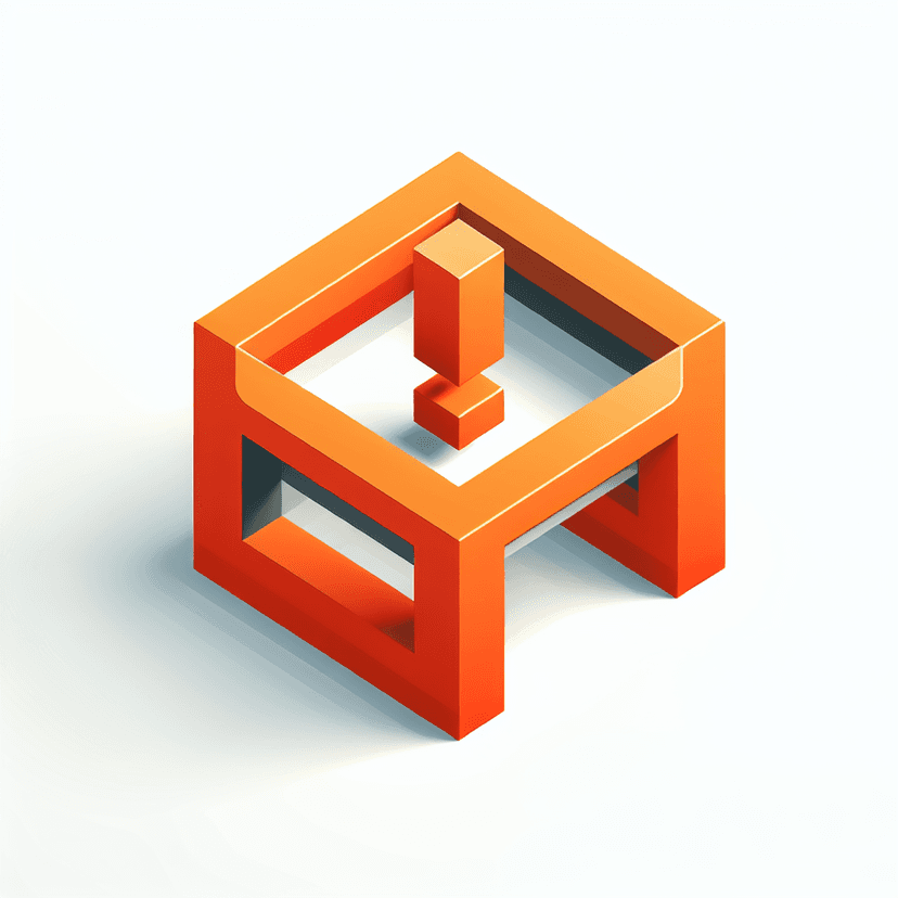 Main icon for Square Talk Bubble With An Exclamation Mark Inside.