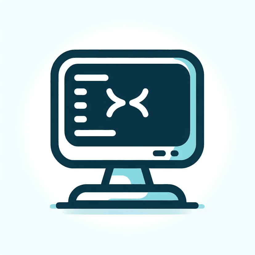 Main icon for A Simple Console Server Terminal Screen With A Shell Prompt Of '>'.