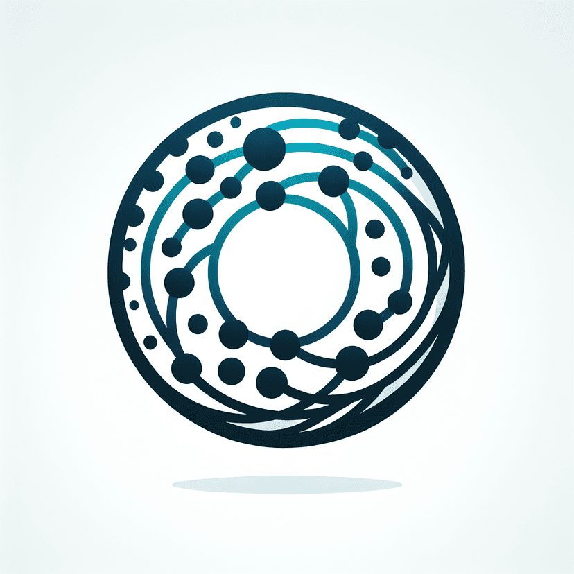 Main icon for An Abstract Wave With Circuit Nodes Forming A Network As Circle