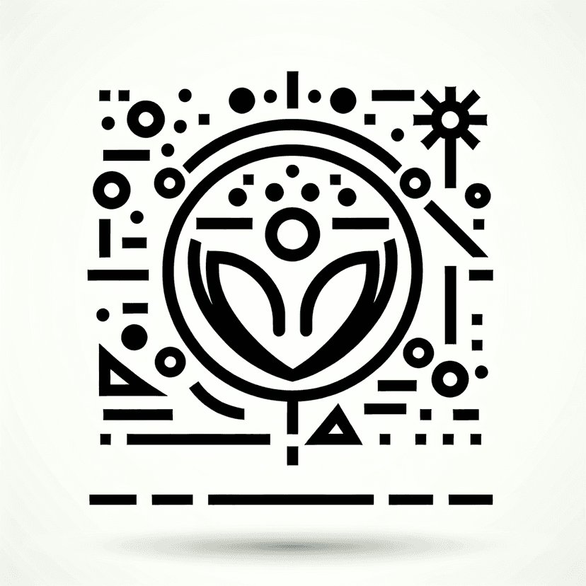 Main icon for An Alien Language Letter Based Of Simple Geometric Shapes Like Circles Triangles Lines Dots And Squa