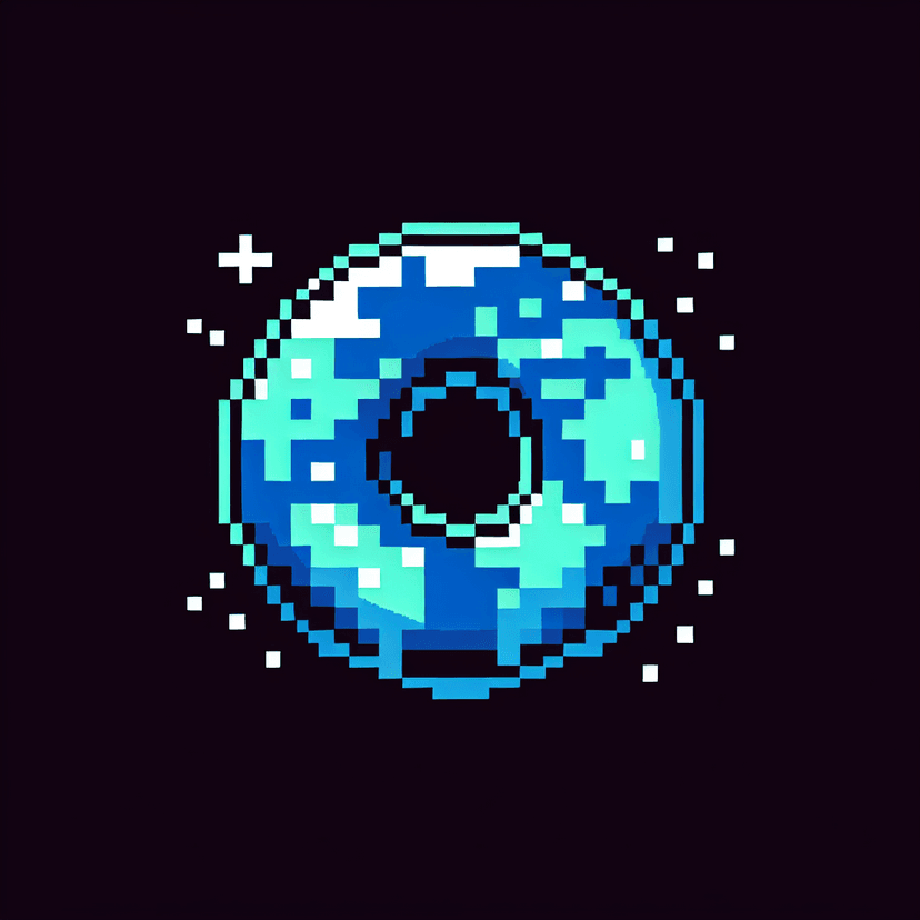 Main icon for A Bagel Shaped Earth With Map Marks On It